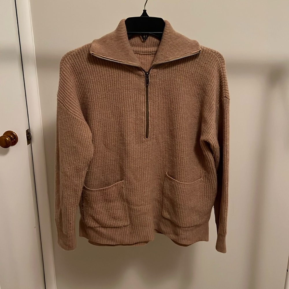 Madewell half zip Glenbrook sweater